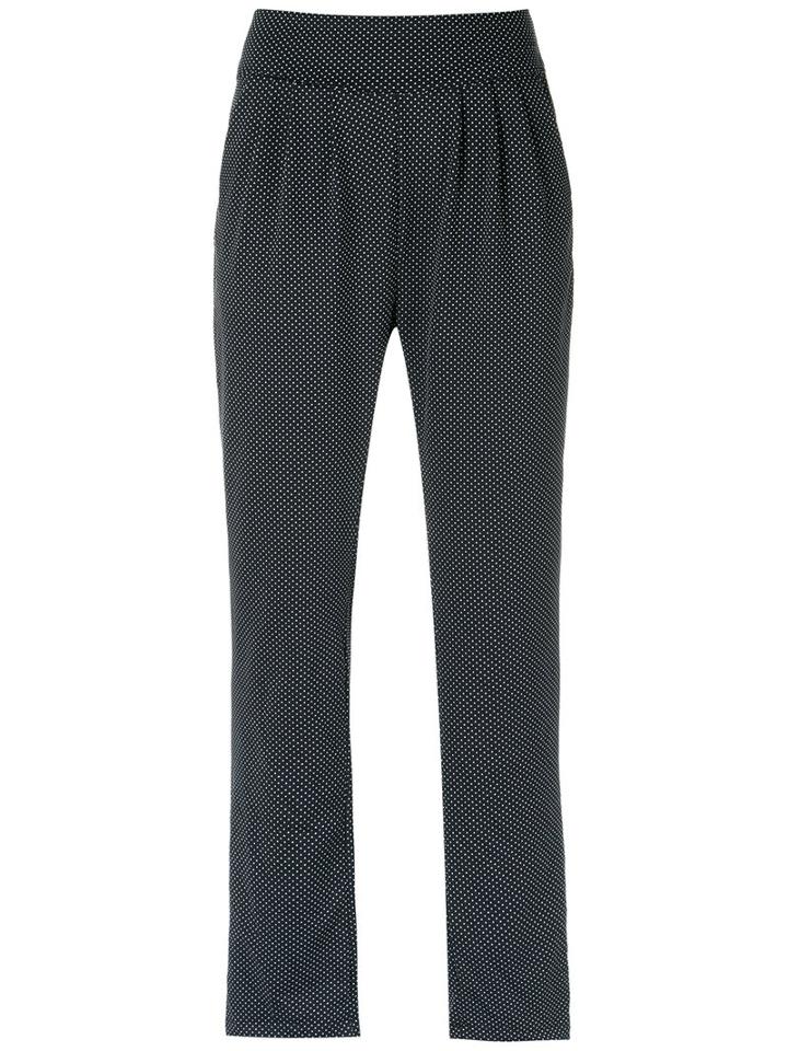Brigitte - Printed Trousers - Women - Polyamide/spandex/elastane - P, Black, Polyamide/spandex/elastane