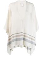 Fabiana Filippi Oversized Shawl Cardigan - Neutrals
