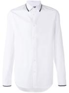 Kenzo - Contrast-tipped Shirt - Men - Cotton - 42, White, Cotton