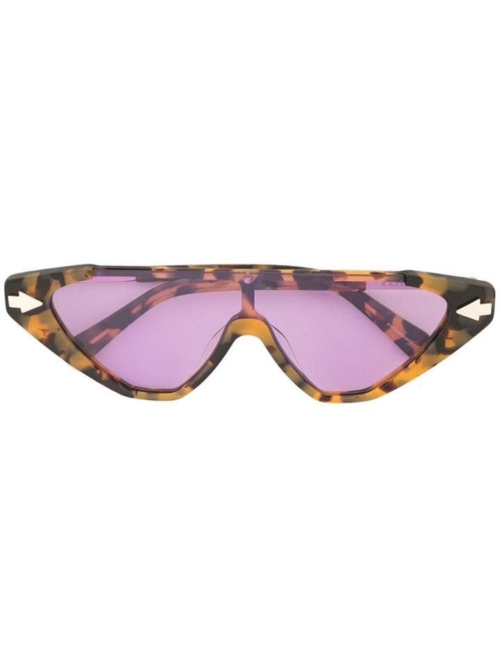 Karen Walker Hallelujah Shield Sunglasses - Brown