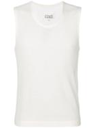 Maison Margiela Knitted Sleeveless Vest - White
