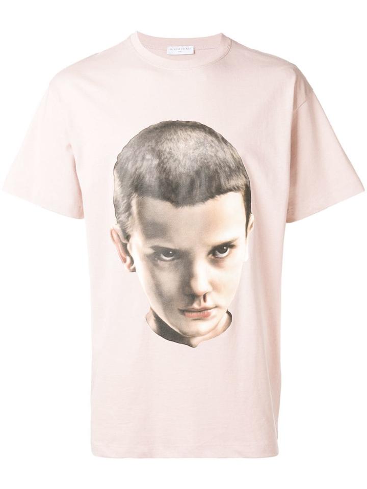 Ih Nom Uh Nit Stranger Things T-shirt - Pink & Purple