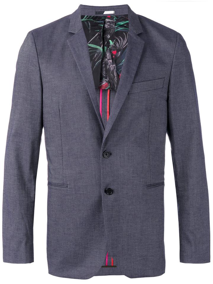 Ps By Paul Smith Welt Pockets Blazer - Black