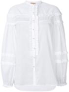 Nº21 Ruffle Trim Shirt - White