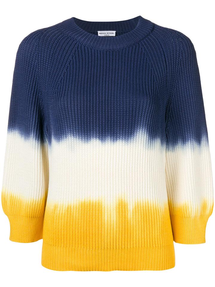 Sonia Rykiel Tie Dye Jumper - Blue