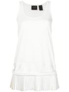 Fenty X Puma - Pleated Hem Tank - Women - Polyester/spandex/elastane - Xs, Nude/neutrals, Polyester/spandex/elastane