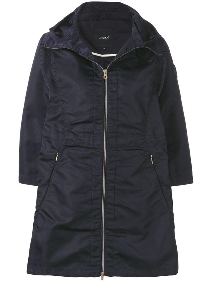 Duvetica Full-zipped Parka Coat - Blue
