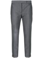 Thom Browne Cropped Skinny Trousers - Grey