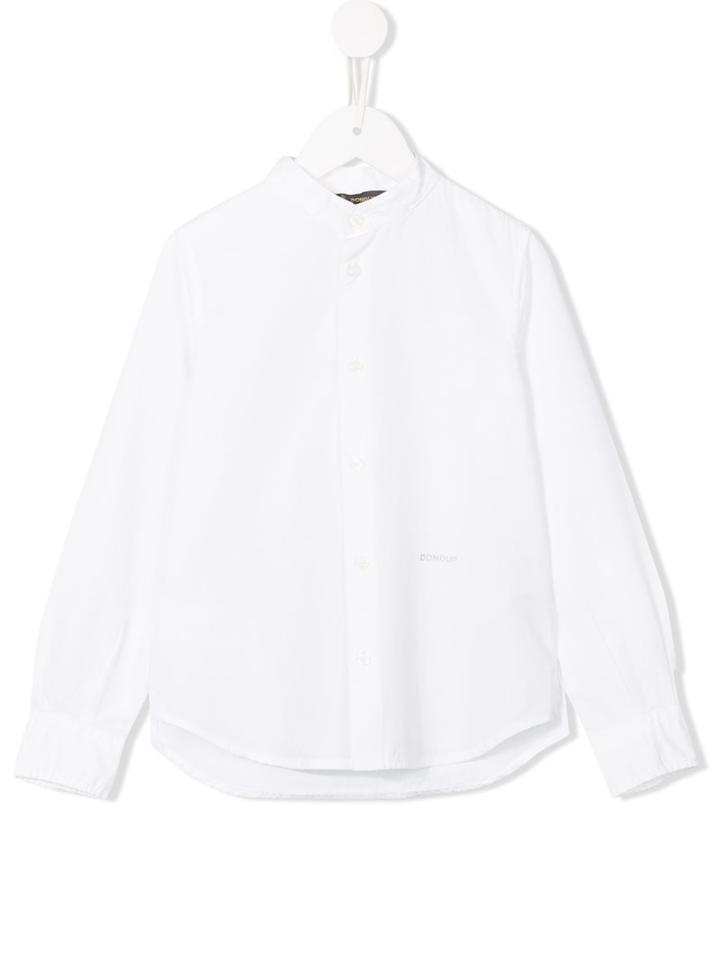 Dondup Kids Cutaway Collar Shirt