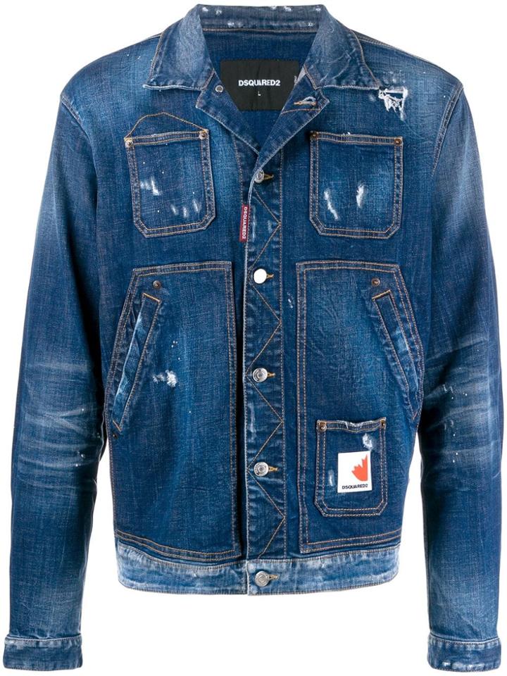 Dsquared2 Over Denim Jacket - Blue