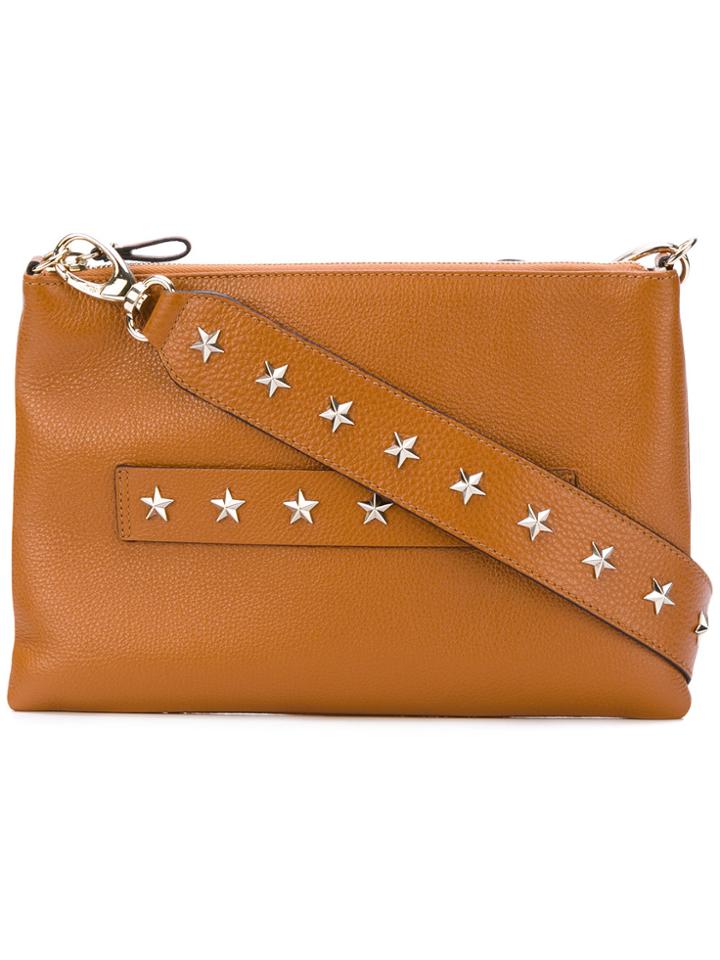 Red Valentino Star Studded Crossbody Bag - Brown