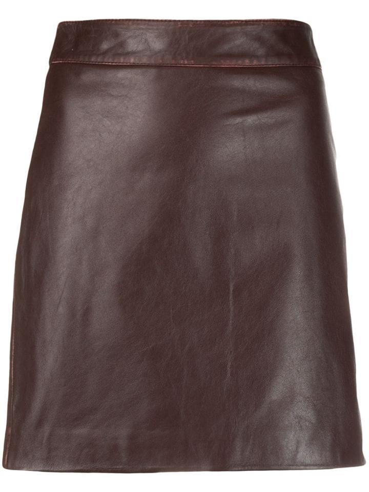 L'autre Chose High-rise Mini Skirt - Purple