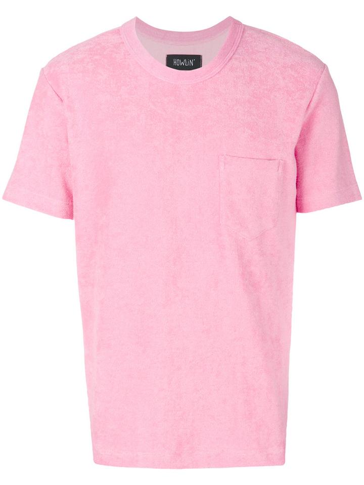 Howlin' - Towelling T-shirt - Men - Cotton/polyester - M, Pink/purple, Cotton/polyester