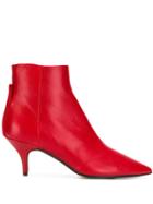 Joseph The Sioux Pointed Boots - Red