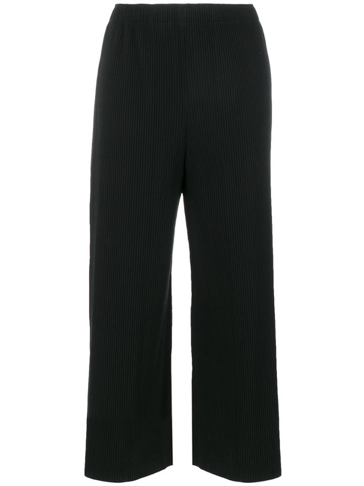 Issey Miyake Cauliflower Flared Pants - Black