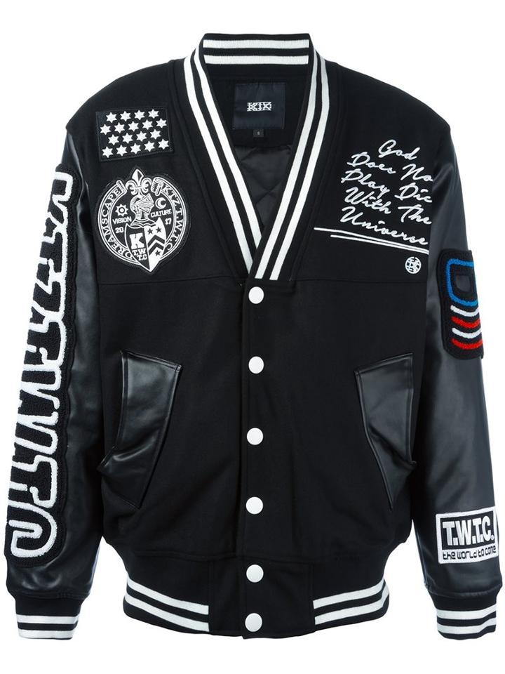 Ktz Patched Varsity Jacket