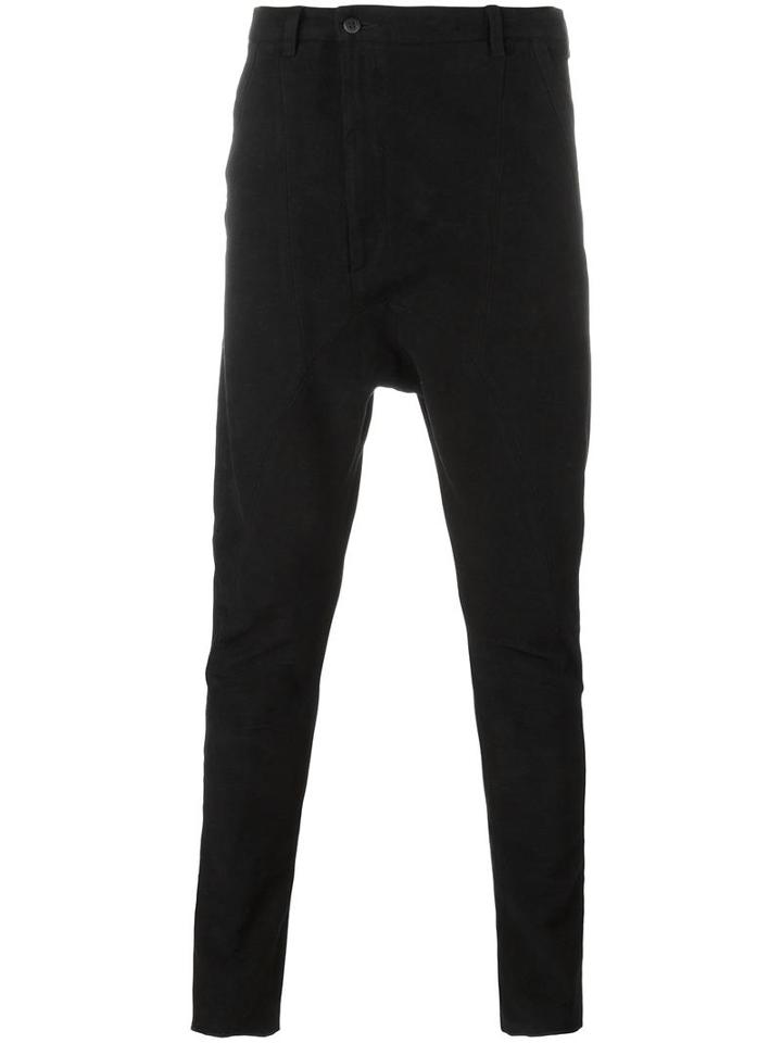 Poème Bohémien 'axi' Trousers, Men's, Size: 52, Black, Cotton/spandex/elastane