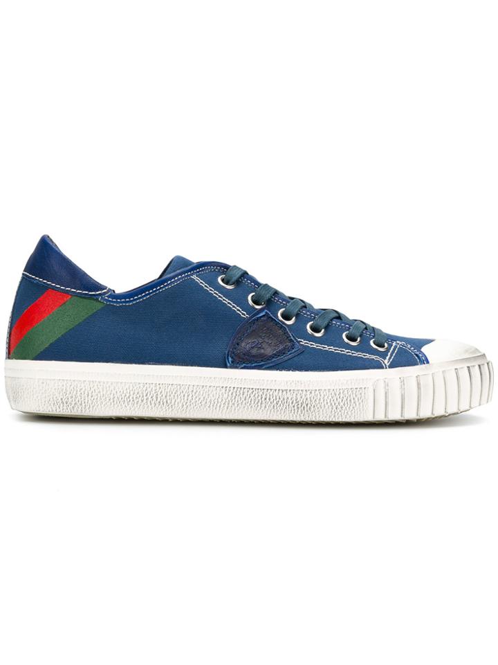 Philippe Model Ridged Sole Sneakers - Blue