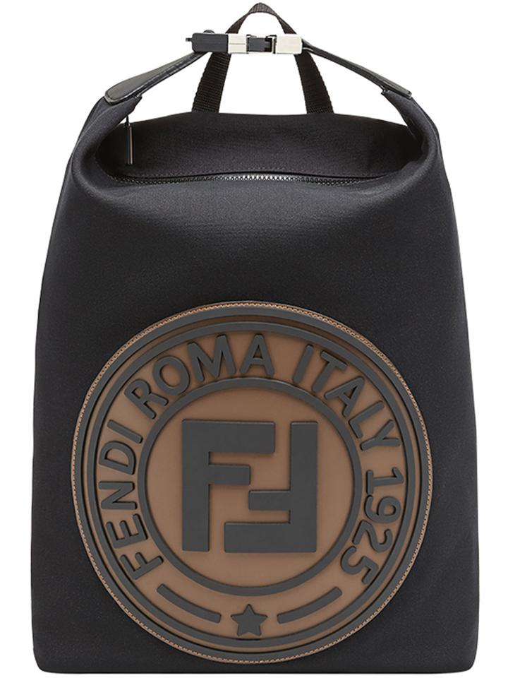 Fendi Canvas Backpack - Black