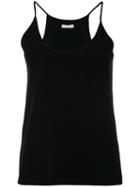Paco Rabanne - Spaghetti Strap Top - Women - Polyethylene - 38, Black, Polyethylene