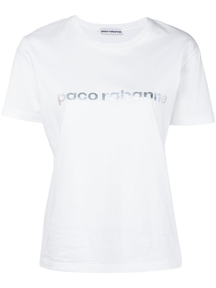 Paco Rabanne Printed Logo T-shirt - White