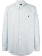 Polo Ralph Lauren Pinstriped Button Down Shirt, Men's, Size: Small, Green, Cotton