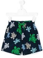 Vilebrequin Kids - Turtles Print Swim Shorts - Kids - Cotton/polyamide/polyester - 4 Yrs, Blue