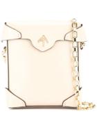 Manu Atelier Pristine Mini Chain Box Bag - Neutrals