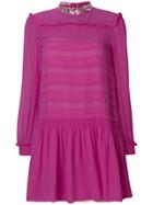Miu Miu Silk Dress - Pink & Purple