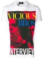 Dsquared2 'vicious Bros' T-shirt - White
