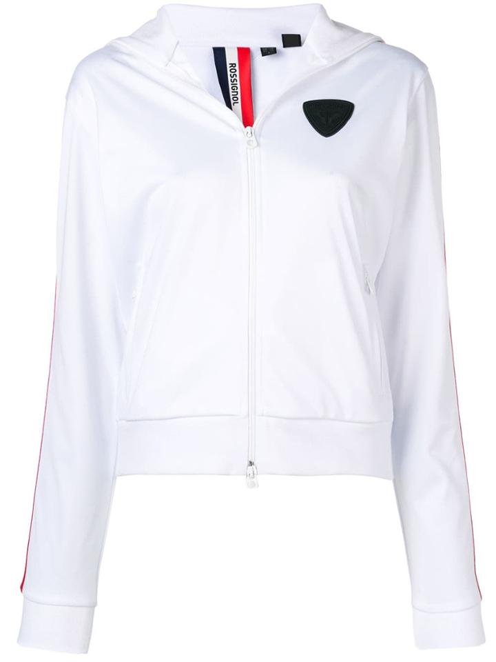 Rossignol Roll Neck Track Jacket - White