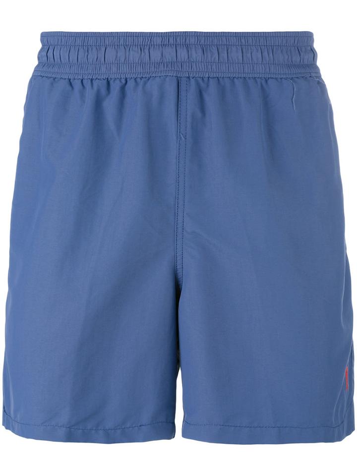 Polo Ralph Lauren Logo Swim Shorts, Men's, Size: Xl, Blue, Nylon