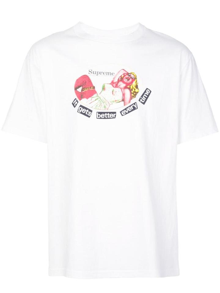 Supreme It Gets Better Every Time Tee - White