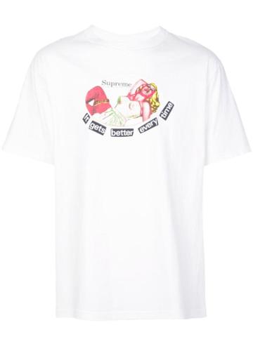 Supreme It Gets Better Every Time Tee - White