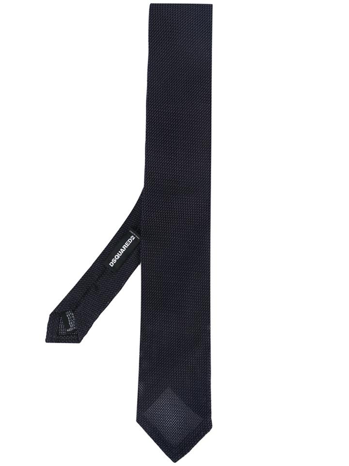 Dsquared2 Textured Tie - Blue