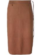 Humanoid 'vicky' Skirt, Women's, Size: Large, Yellow/orange, Sheep Skin/shearling/cotton