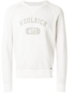 Woolrich Logo Print Sweatshirt - Grey