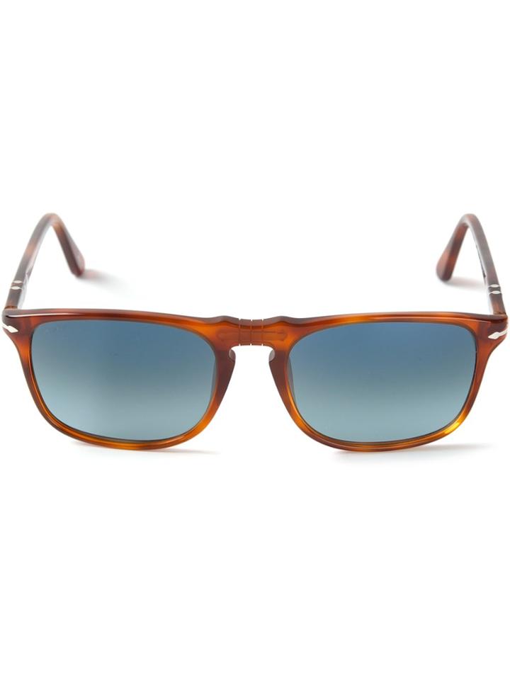 Persol Rectangular Sunglasses - Brown