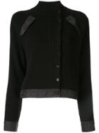 Givenchy Pre-owned Knitted Cropped Jacket - Black