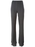 Romeo Gigli Vintage Micro Pleat Trousers, Women's, Size: 44, Grey