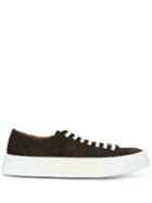 Ami Paris Low Top Vulcanized Trainers - Brown