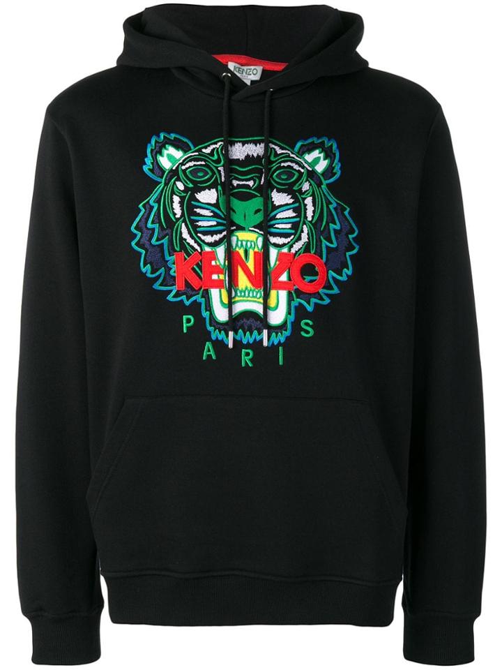 Kenzo Tiger Print Sweater - Black