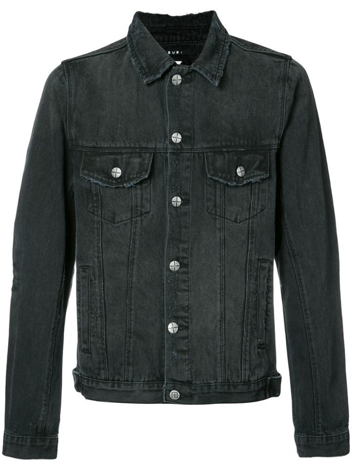 Ksubi Stonewashed Denim Jacket - Black