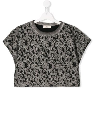 Andorine Lace Top - Grey