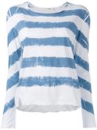 Rag & Bone /jean Striped Longlseeved T-shirt, Women's, Size: Small, Blue, Cotton