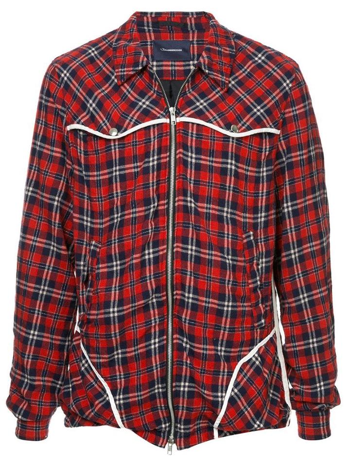 Johnundercover Checked Shirt Jacket - Red