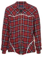 Johnundercover Checked Shirt Jacket - Red