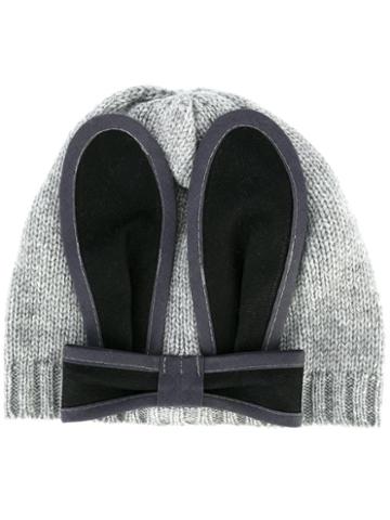 Bernstock Speirs Bunny Motif Beanie, Women's, Cashmere