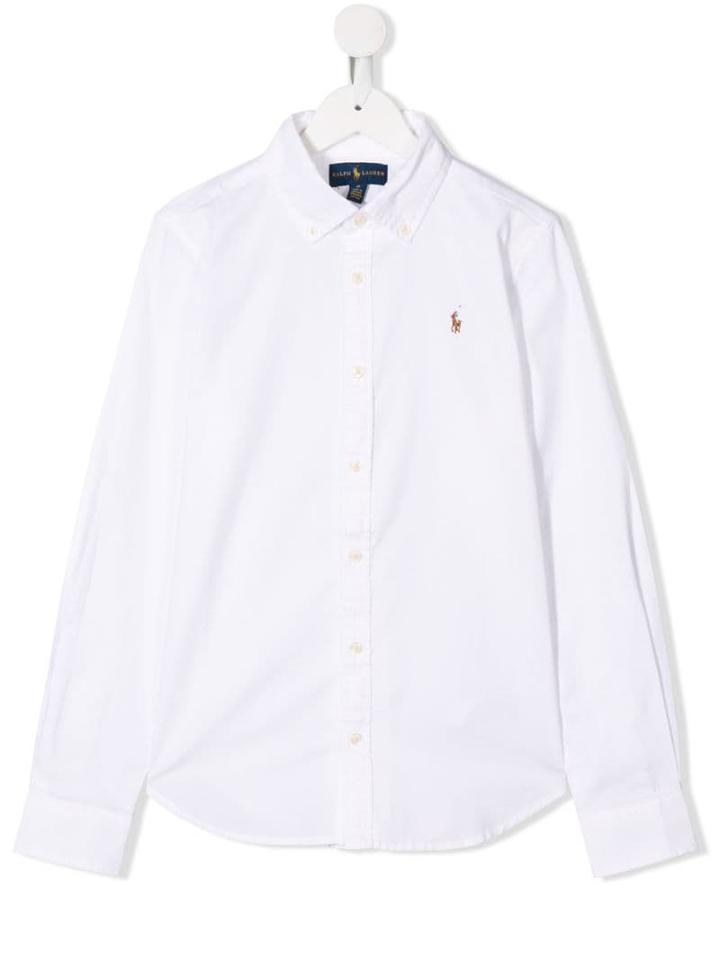 Ralph Lauren Kids Teen Classic Shirt - White