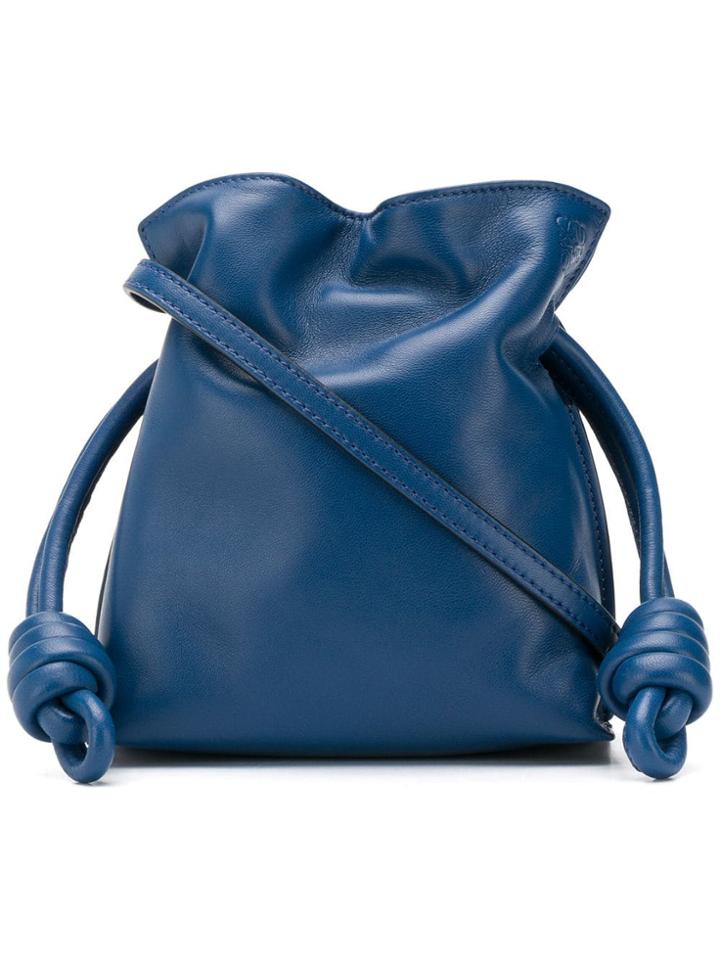 Loewe Mini Flamenco Crossbody - Blue